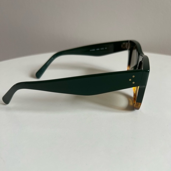 CELINE CAT EYE S004 SUNGLASSES IN ACETATE
DARK GREEN / HAVANA - Picture 4 of 10